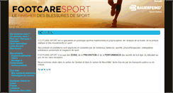 Desktop Screenshot of footcare-sport.ch